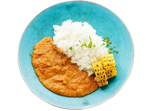 とうもろこしのまろやかカカオカレー