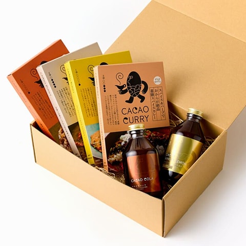 GOOD CACAO カカオカレー4点×シロップギフトセット