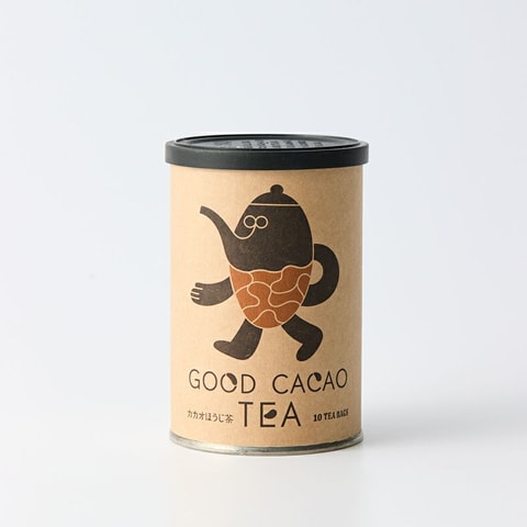 GOOD CACAO カカオほうじ茶(缶)/カカオティー