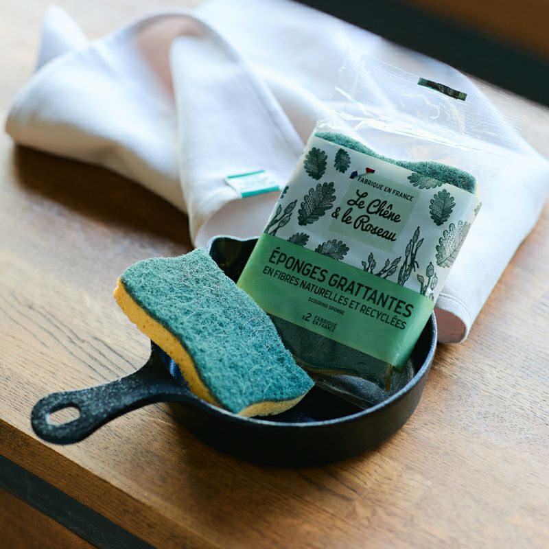 Le Chene & Le Roseau スカーリングスポンジ 2個入 使用イメージ3