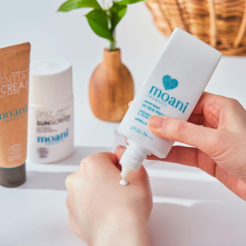 moani organic UVスキン プロテクトミルク 50g(顔用)｜オーガニック